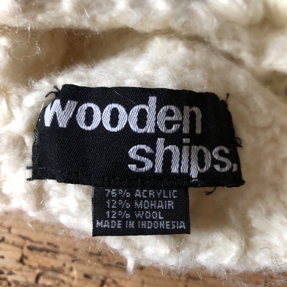 WOODEN SHIPS Popcorn Bobble Pom Pom Beret Beanie - Picture 2 of 4